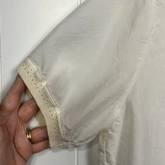 Johnny Was Womens Top S Ivory Knit Neckline & Cuffs Pullover Loose Chic Layer - Picture 4 of 10